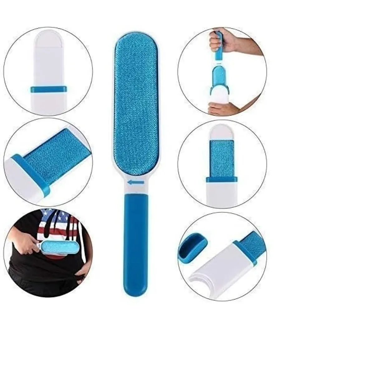 GENERICO - Cepillo Quita Pelusa Quita Pelo Mascotas Perro Muebles Ropa