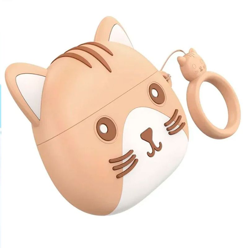 HOCO - Audífonos HOCO In-Ear EW-46 Bluetooth con Funda Gato Marrones