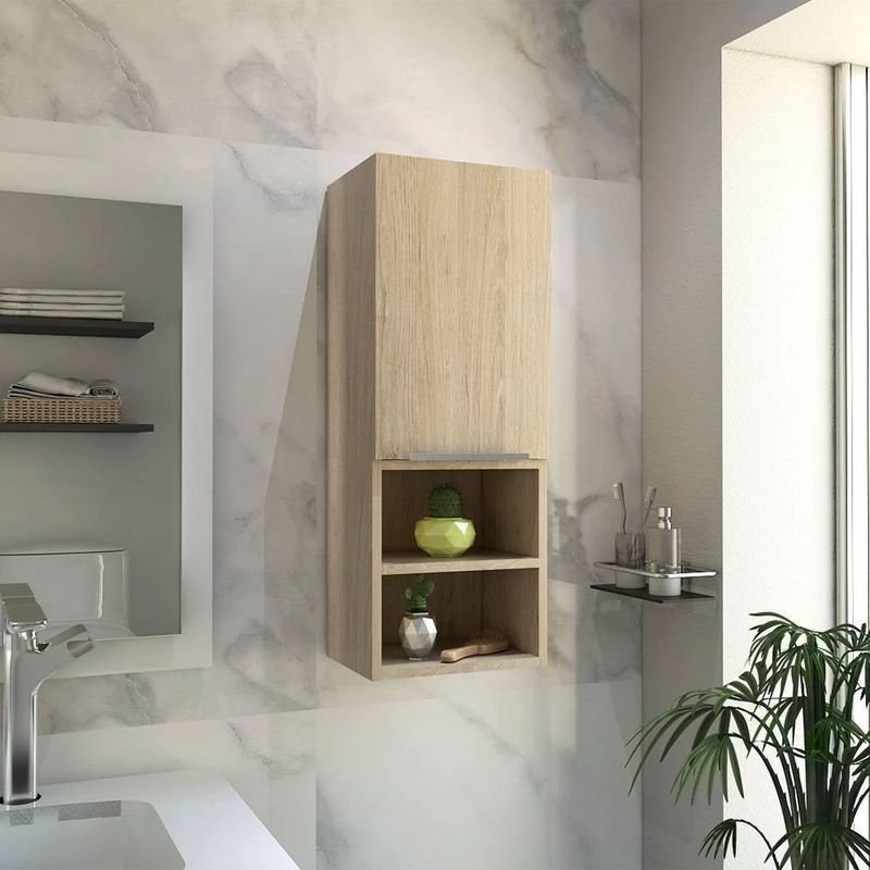 R&R MUEBLES - Gabinete Mueble de Baño Arya Rovere 1 Puerta R&R MUEBLES