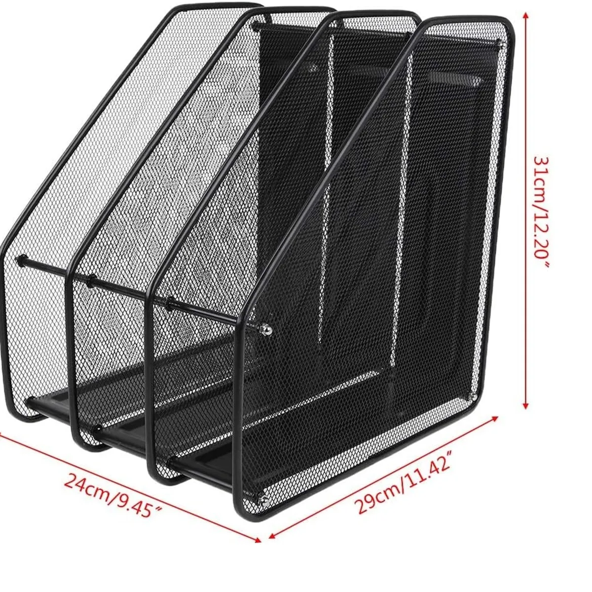 GENERICO - Organizador de Documentos de Metal de 3 Niveles