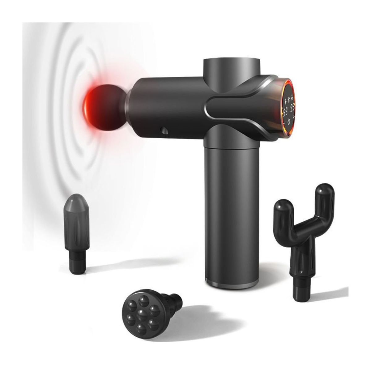 GENERICO - Maquina Masajeadora Grey de 4 Cabezales