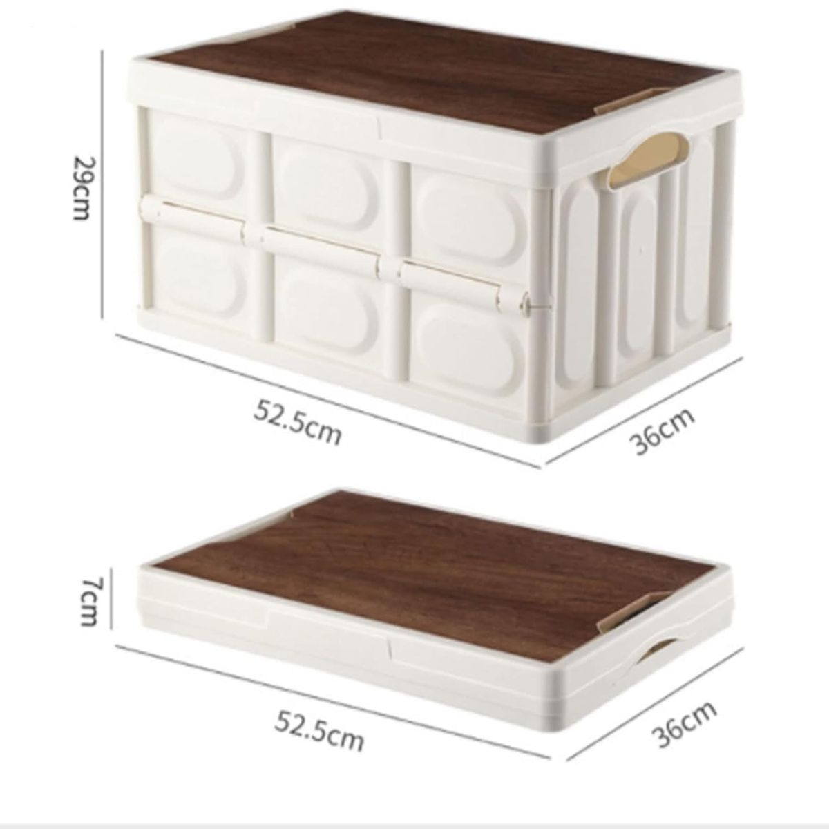 GENERICO - Caja de Almacenamiento Portatil y Plegable para Acampar