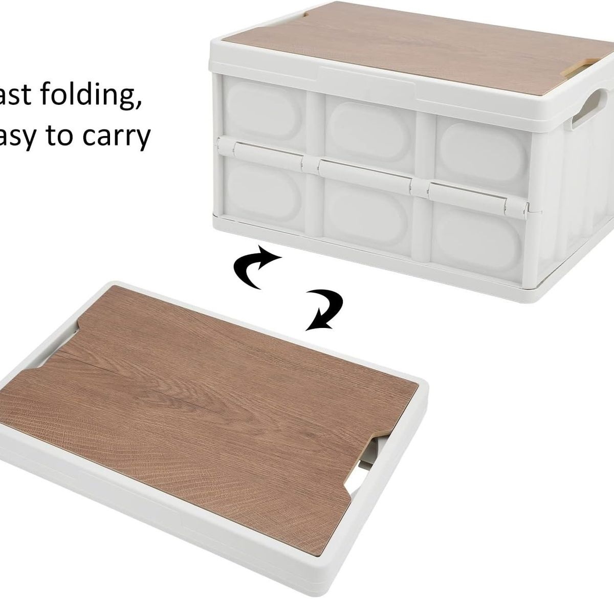 GENERICO - Caja de Almacenamiento Portatil y Plegable para Acampar