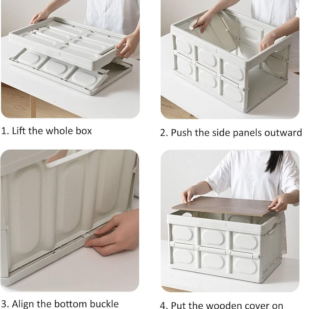 GENERICO - Caja de Almacenamiento Portatil y Plegable para Acampar