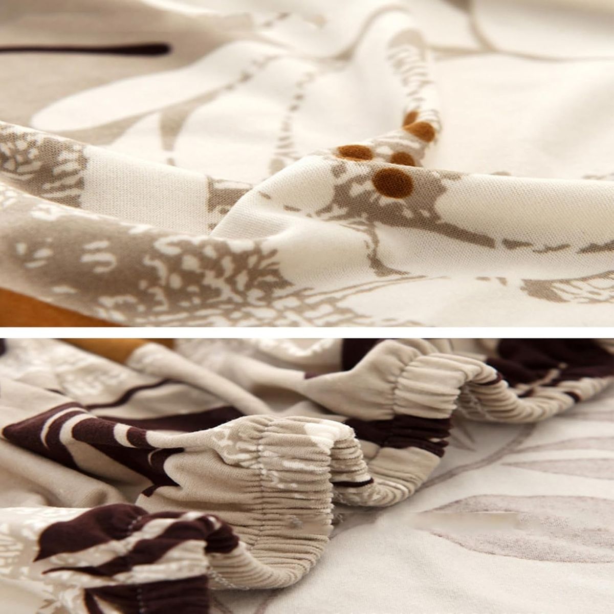 GENERICO - Funda Para Muebles De 1 asiento - Beige Floreado