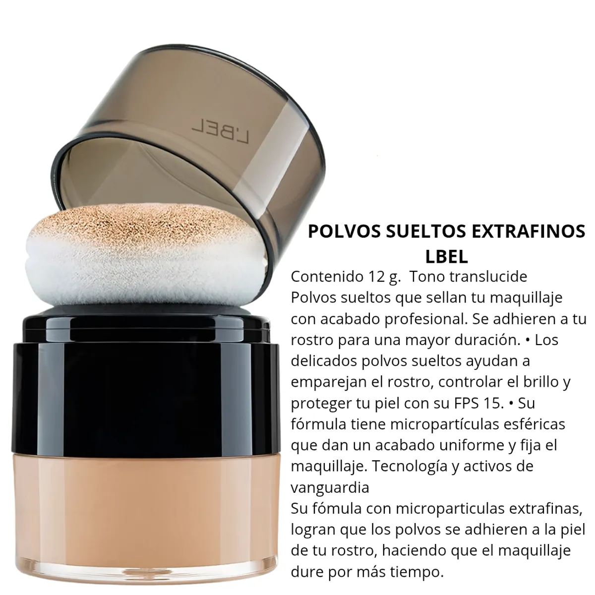 LBEL - Polvos sueltos extrafinos fps 15 effet L’BEL translucide
