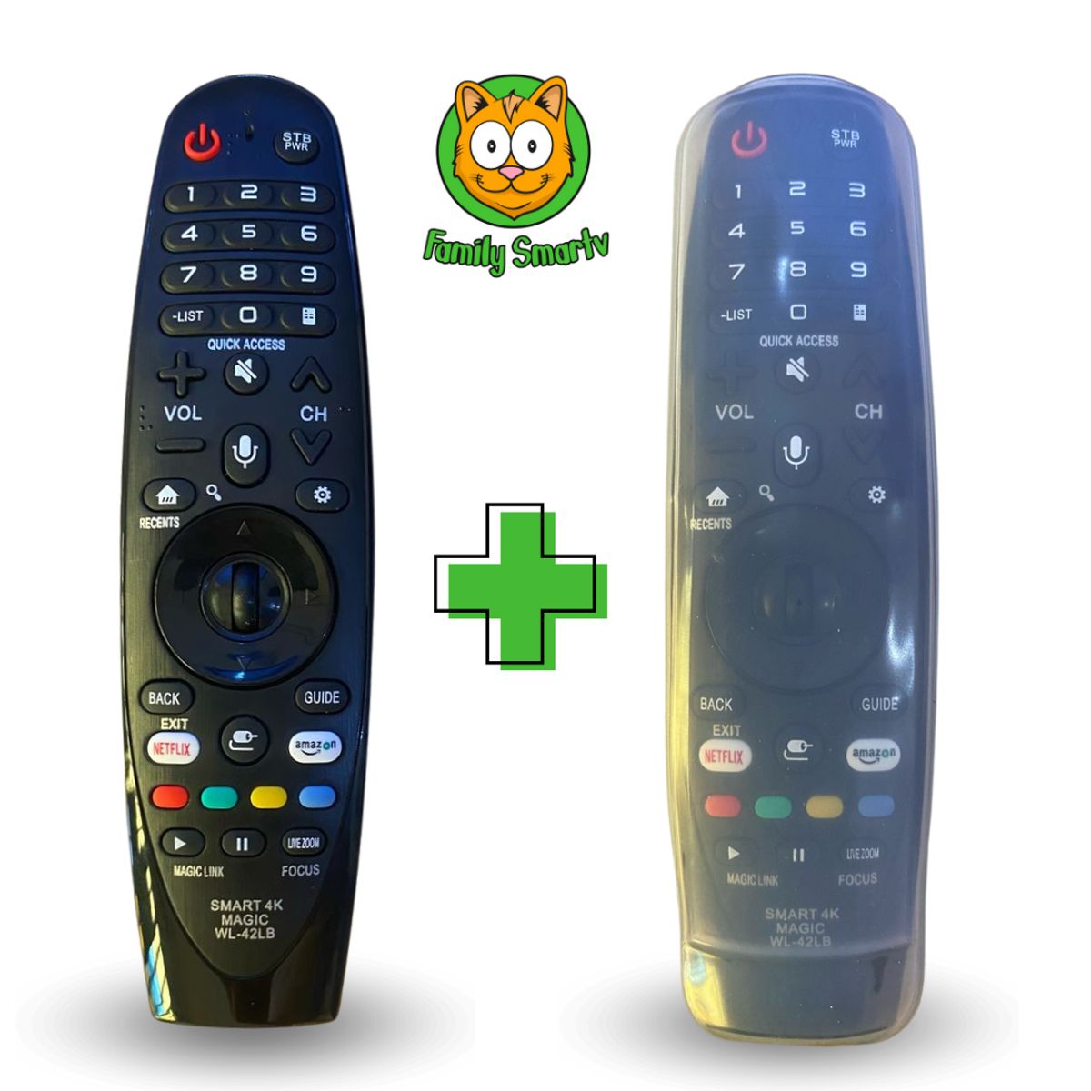 GENERICO - Control Magic Universal para Tv LG Webos + Funda transparente