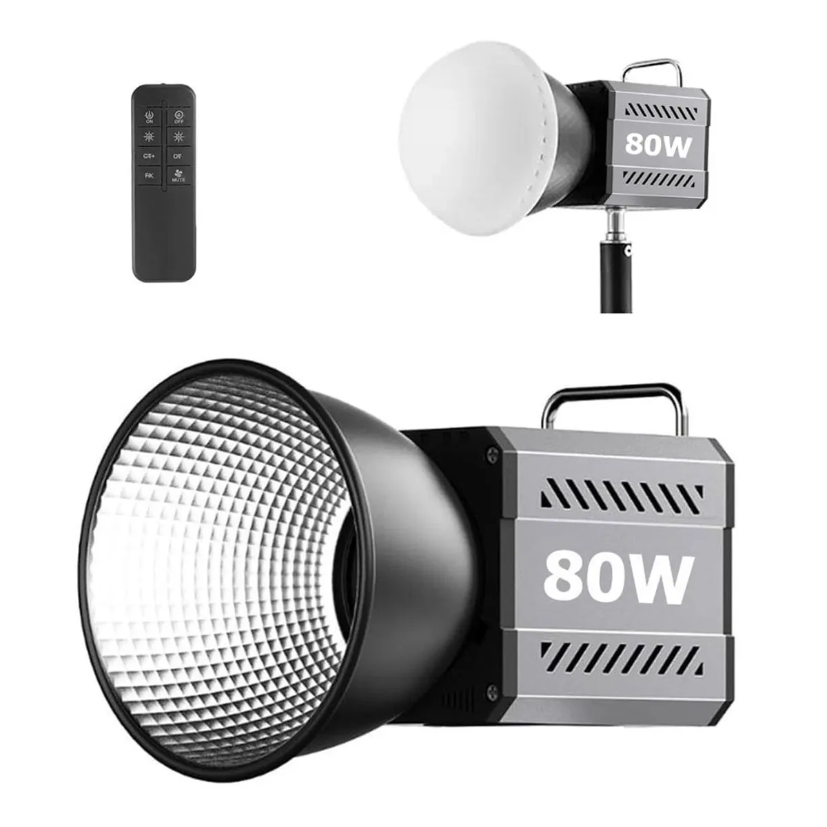 OEM - Luz LED COB 80W profesional 2800K – 7500 K para fotografía y video