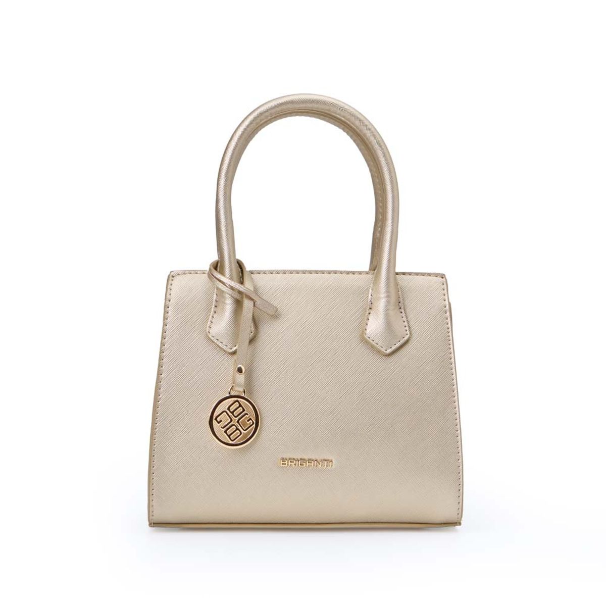 VIALE - Cartera Satchel BRI-CM2518 Dorado Briganti