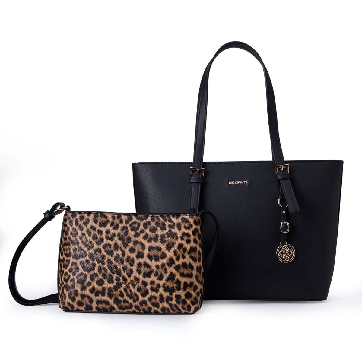 VIALE - Cartera Tote Doble BRI-CJ2510 Negro Briganti