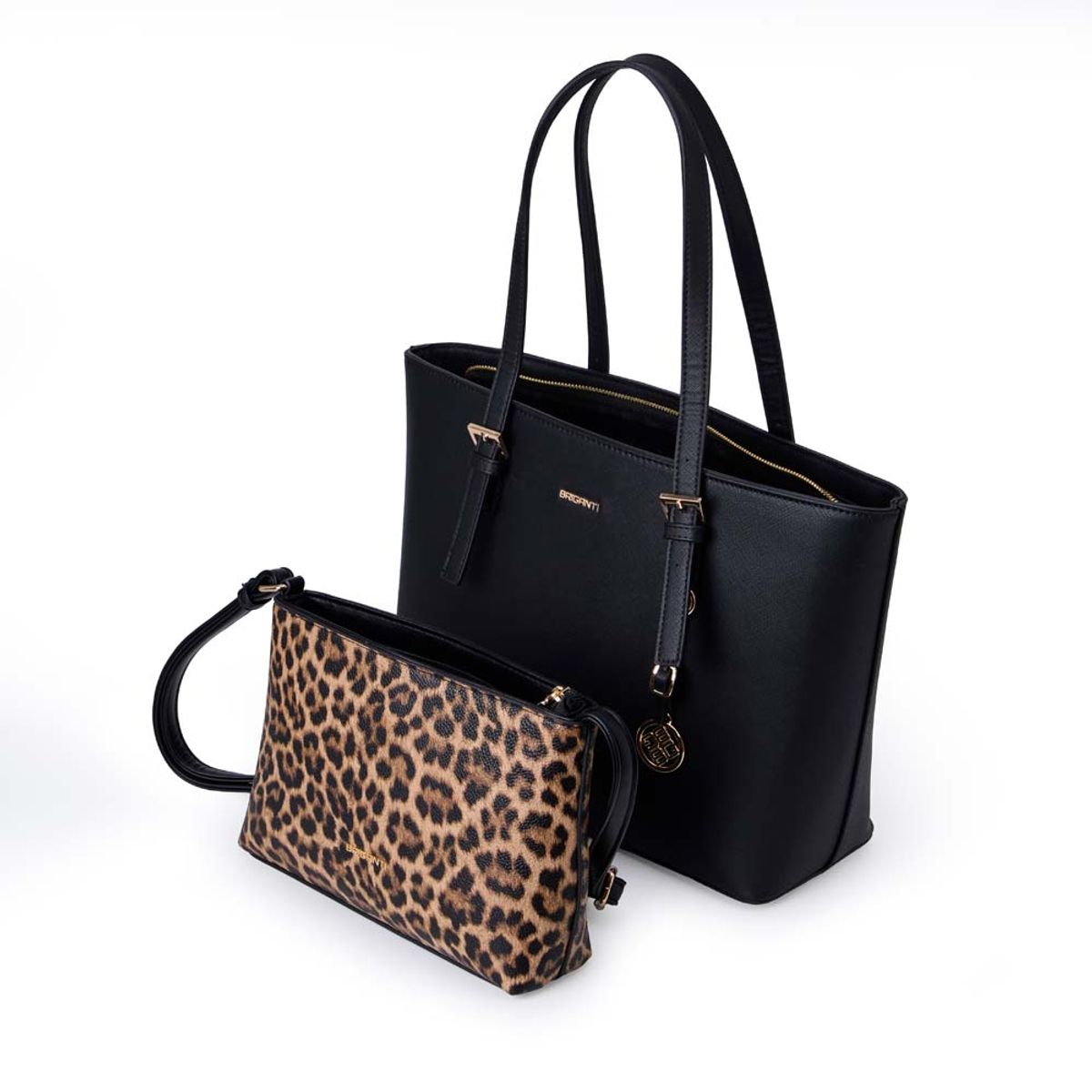 VIALE - Cartera Tote Doble BRI-CJ2510 Negro Briganti