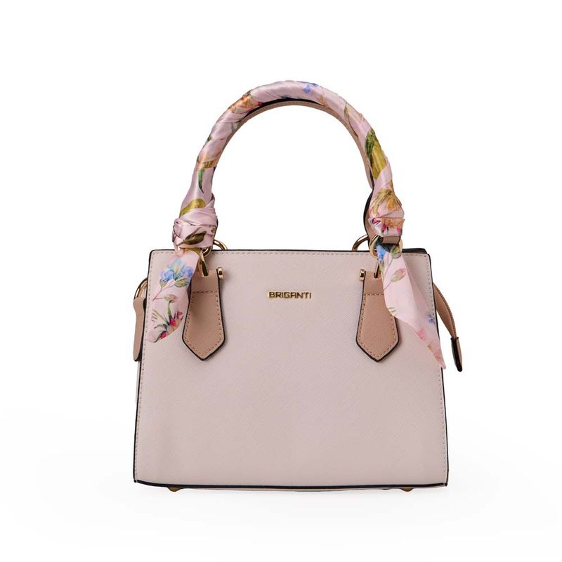 VIALE - Cartera Satchel BRI-CM2506 HuesoPalo Rosa Briganti