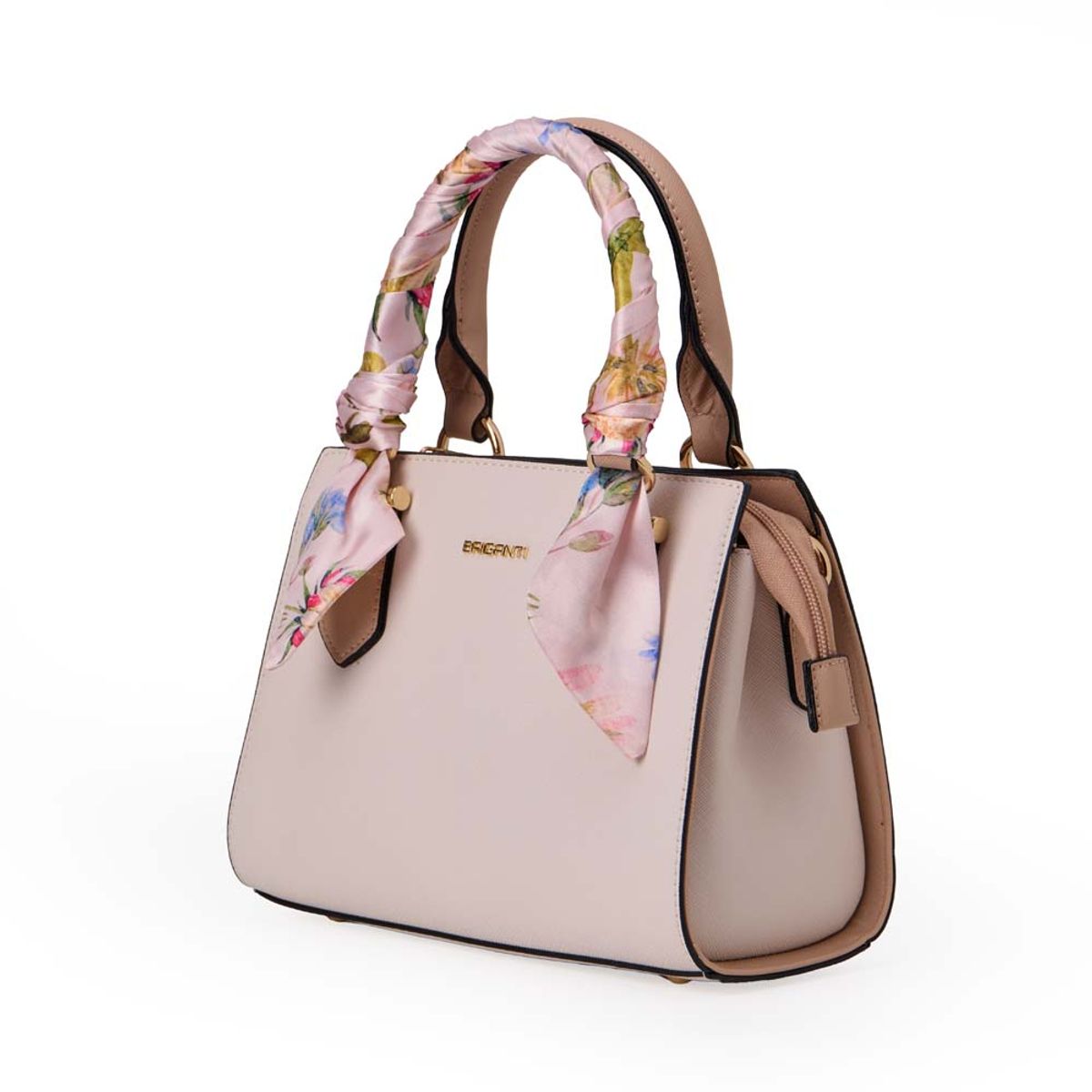 VIALE - Cartera Satchel BRI-CM2506 HuesoPalo Rosa Briganti