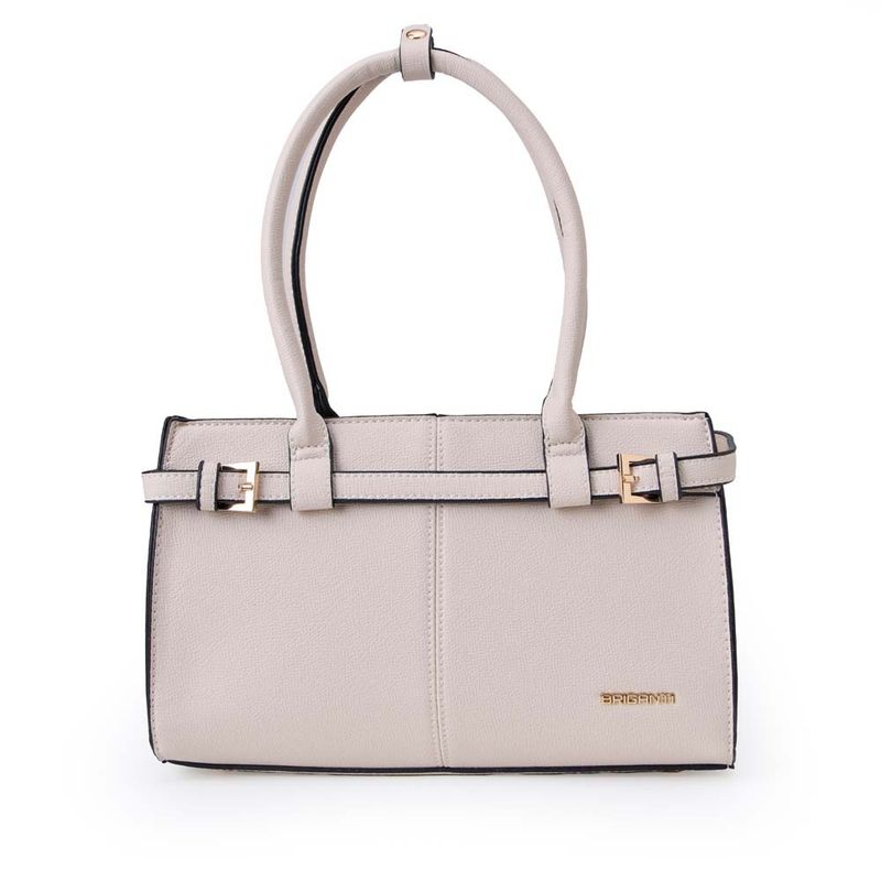 VIALE - Cartera Satchel BRI-CM2512 Hueso Briganti