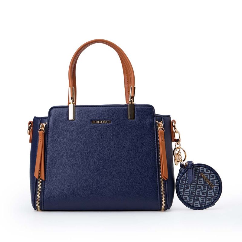 VIALE - Cartera Satchel BRI-Cs2506 AzulCobre Briganti