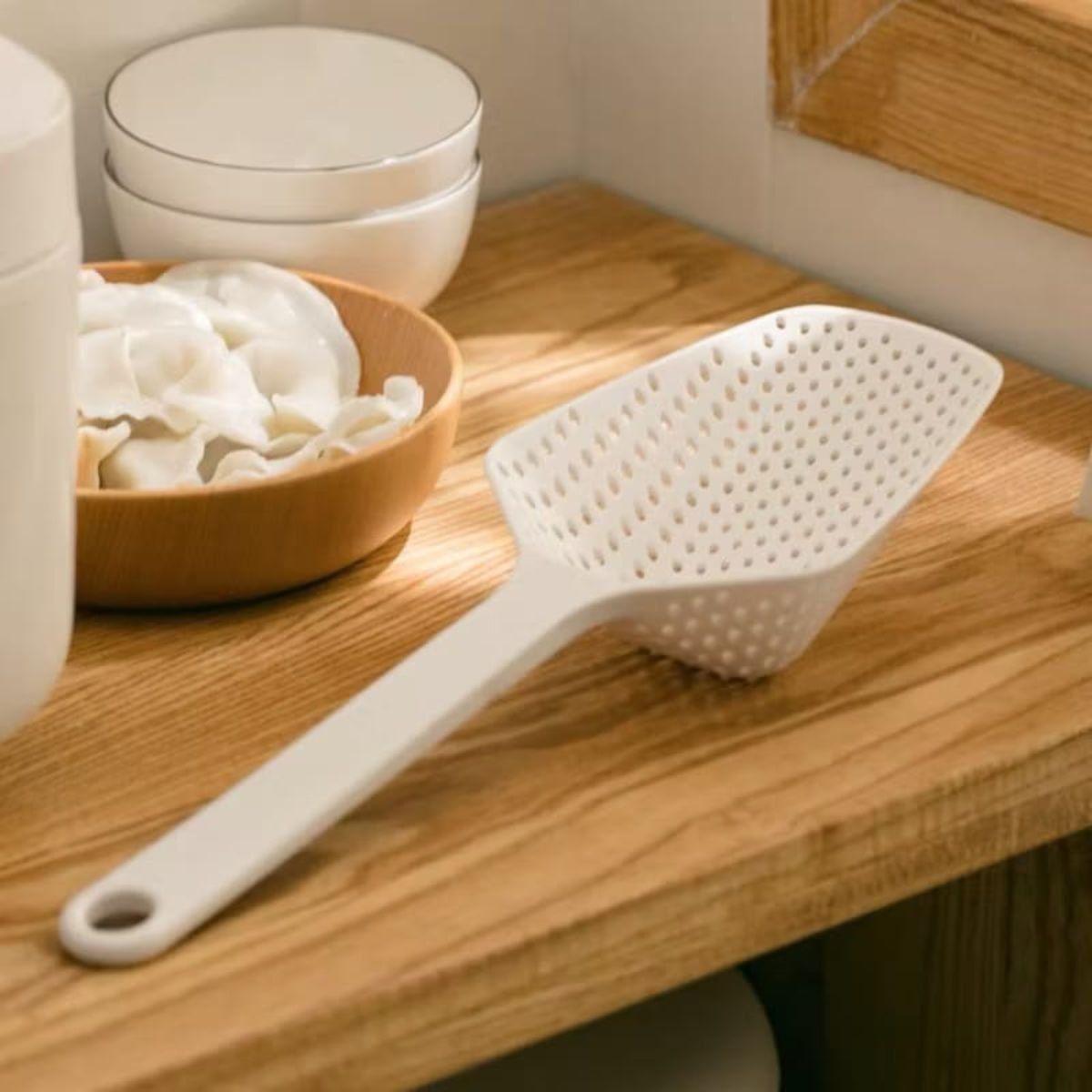 GENERICO - Cuchara Colador Multiusos de Plástico