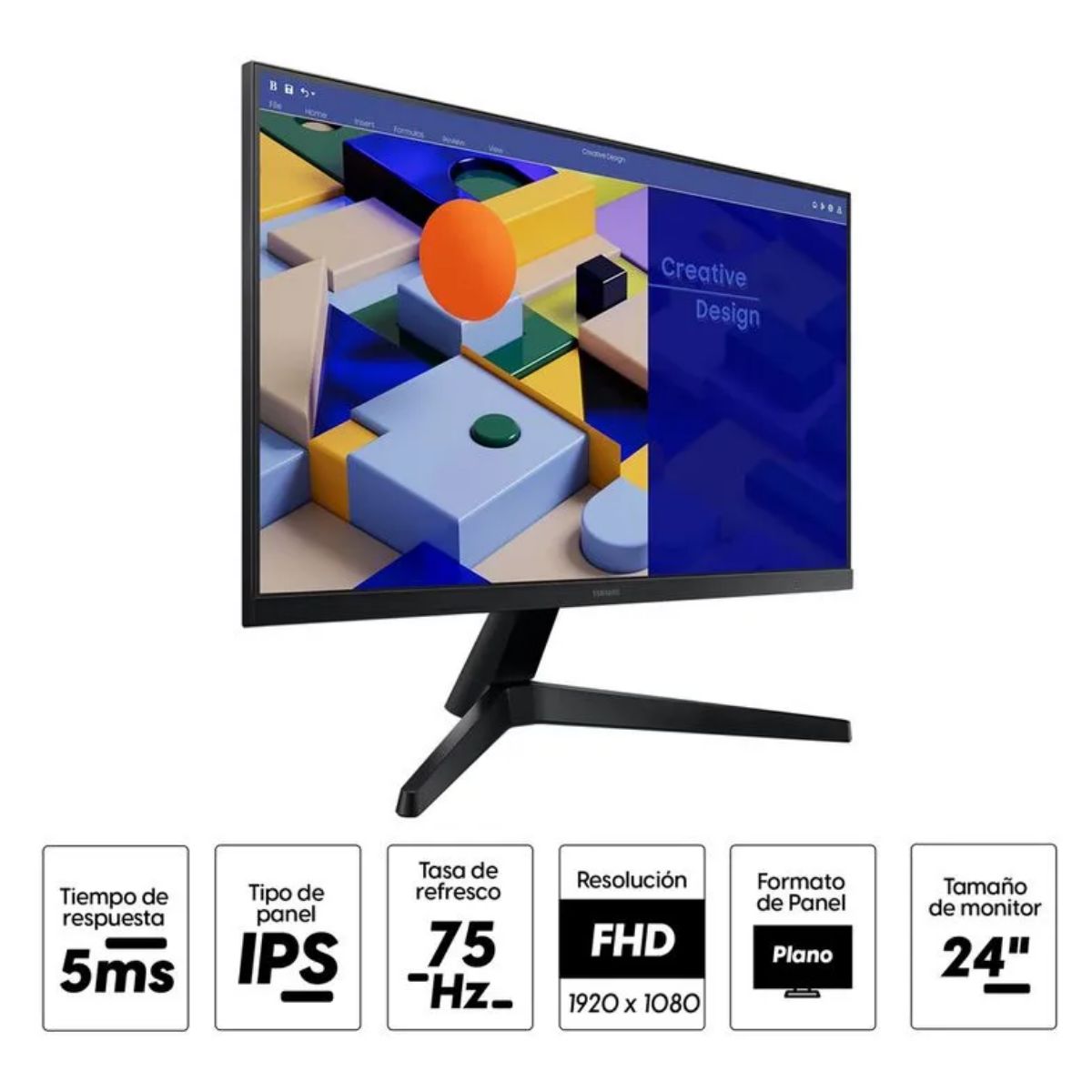 SAMSUNG - Monitor Samsung LS24C310EALXPE  24 FHD