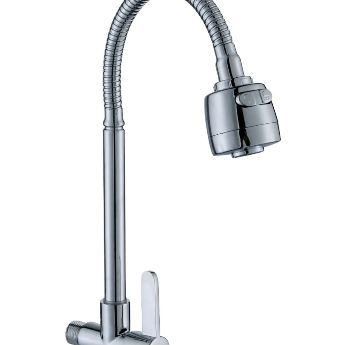 PGW - Grifo Cocina Ganso-Acero Inoxidab-Tipo Ganso-Ppared Plateado Brillante