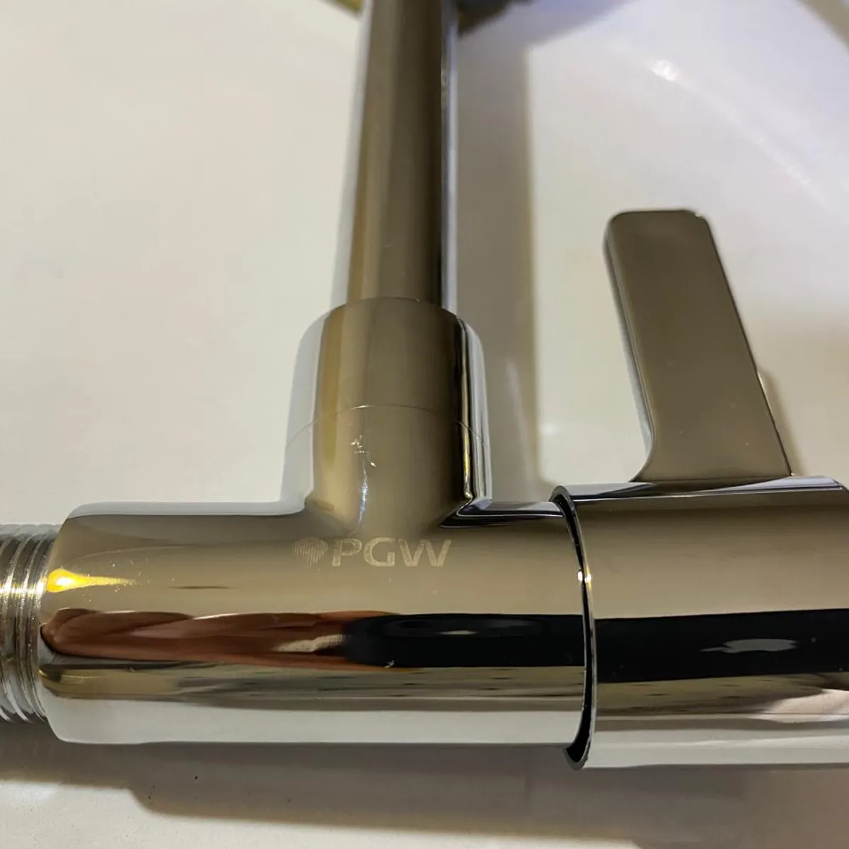 PGW - Grifo Cocina Ganso-Acero Inoxidab-Tipo Ganso-Ppared Plateado Brillante