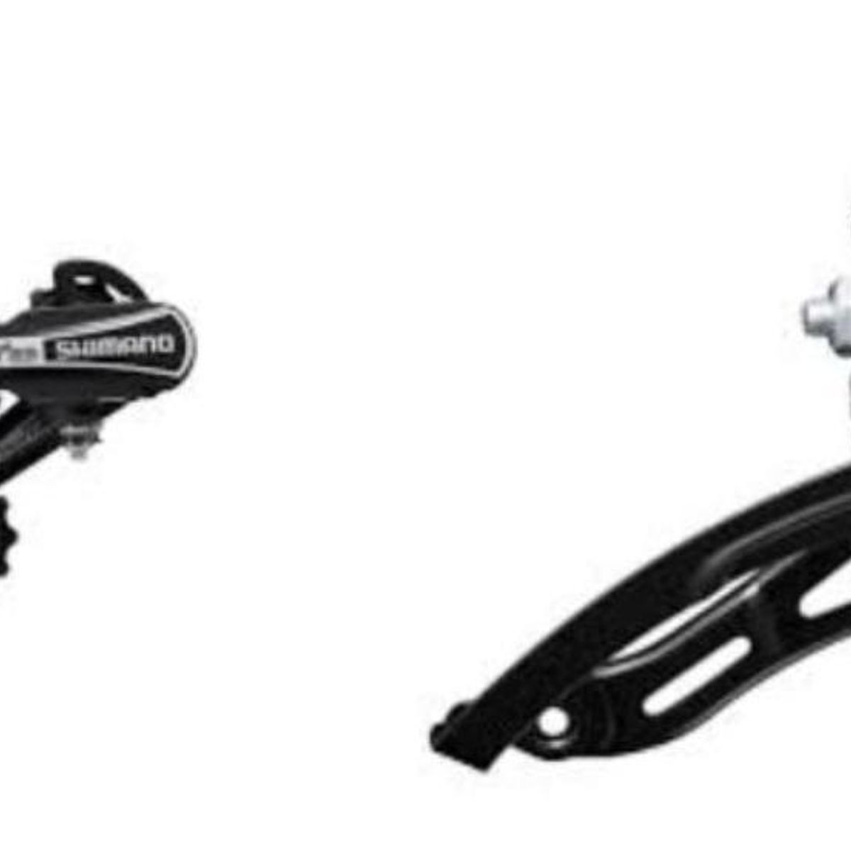 SHIMANO - DESCARRILADOR SHIMANO TOURNEY SIS + DESVIADOR TOURNEY BICICELTA