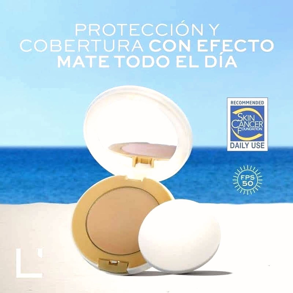 LBEL - protector solar crema compacta medium fps 50 l'bel