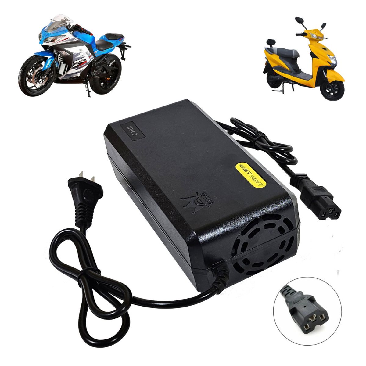 ADVANTECH - Cargador 72V 45Ah Para Moto Eléctrica Batería Plomo Acido