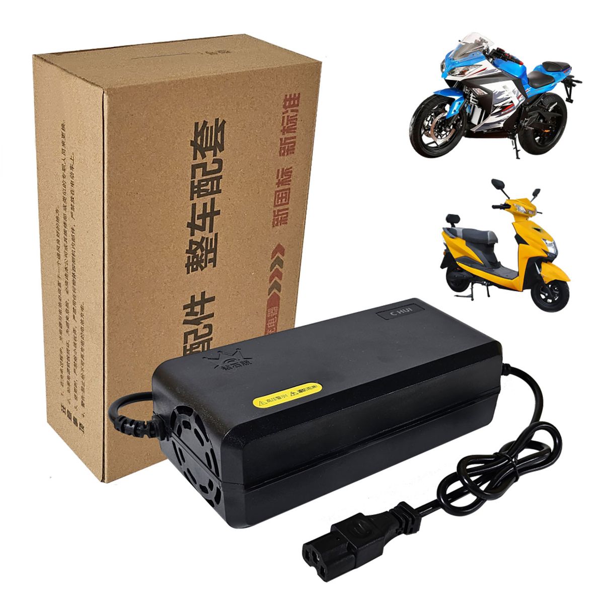 ADVANTECH - Cargador Para Moto Eléctrica de 72V 45Ah Batería Plomo Acido