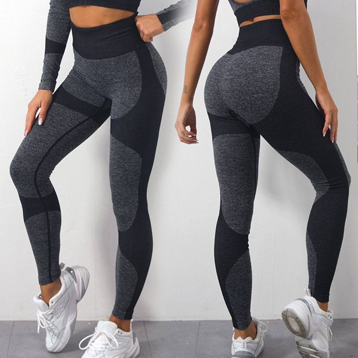 GENERICO - CONJUNTO DEPORTIVO NEGRO Y  GRIS