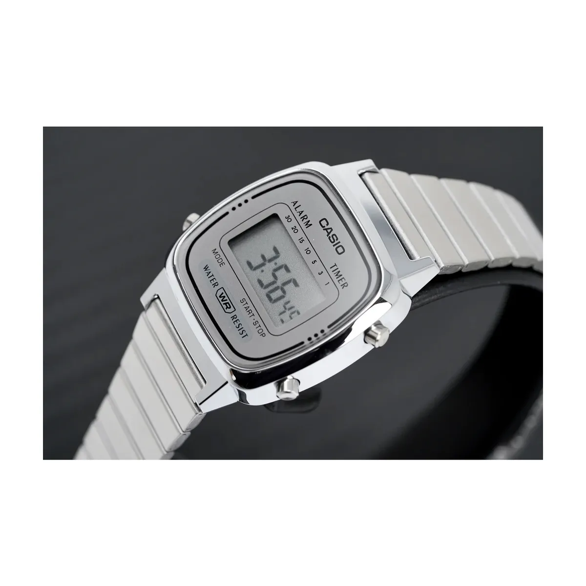 GENERICO - Reloj Mujer Plateado Vintage Resistente al Agua - Diseño Retro Ideal para Regalo Elegante