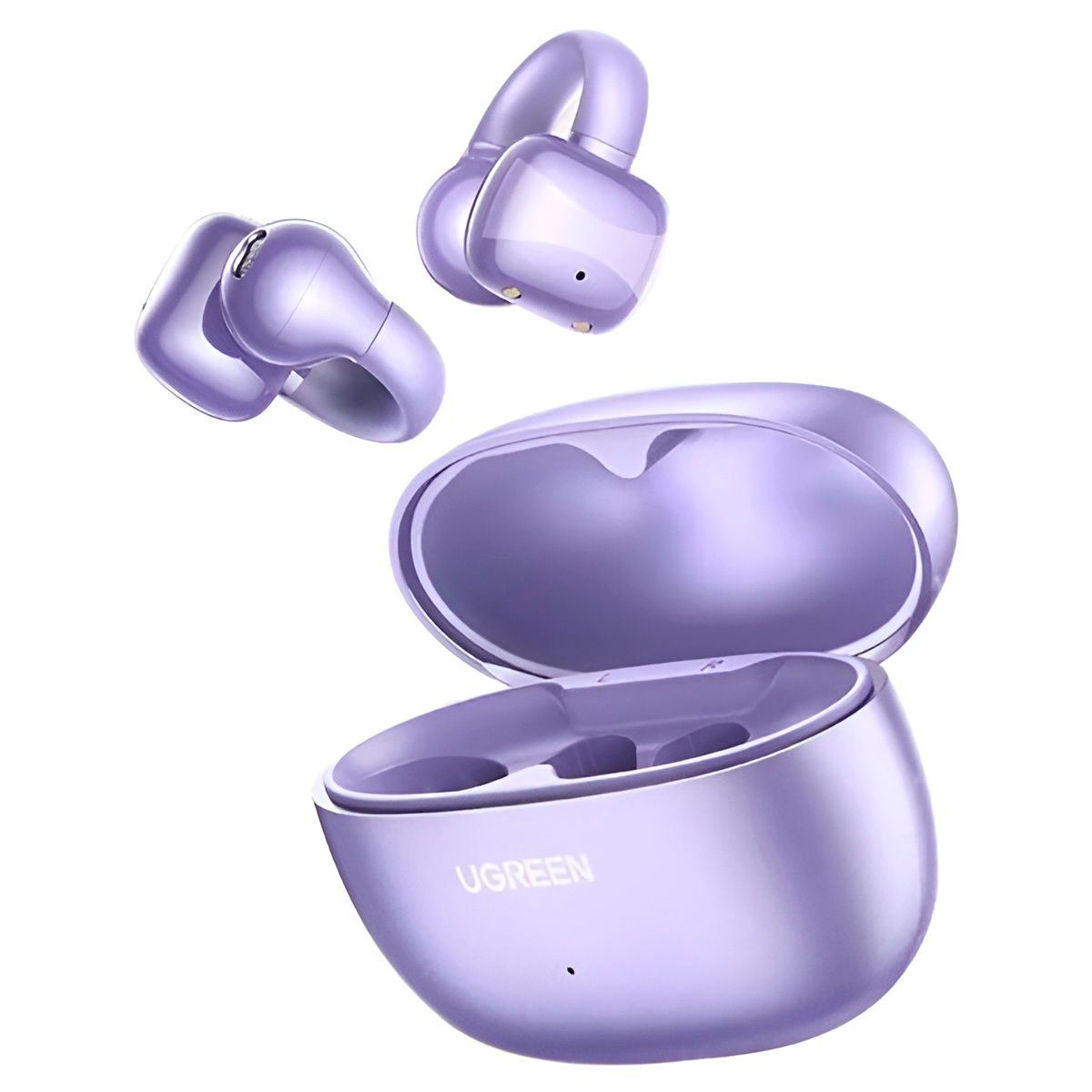 UGREEN - Audifonos Ugreen Hitune S3 Open Ear Clip Bluetooth 5.4 Morado