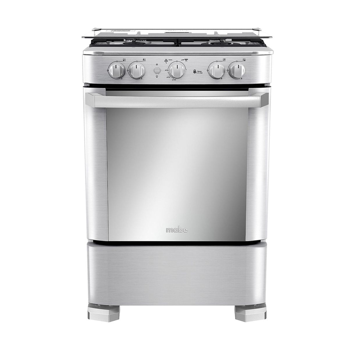 MABE - Cocina de piso a Gas 60cm Inox Mabe CMP6060FX1