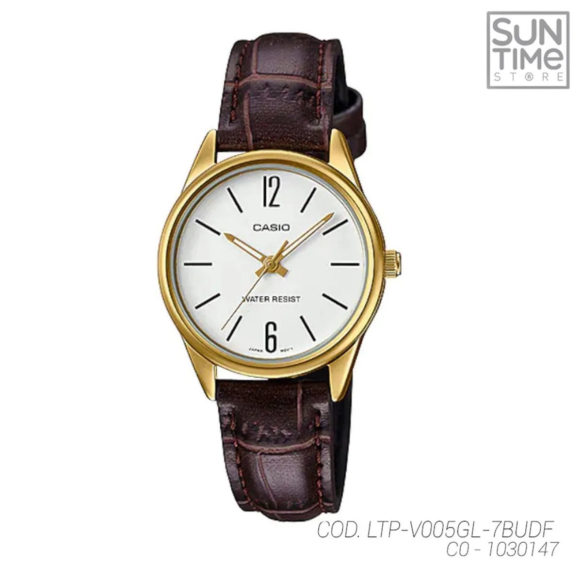 CASIO - RELOJ ANALOGICO MUJER LTP-V005GL-7BUDF CASIO MARRON CASUAL 1030147