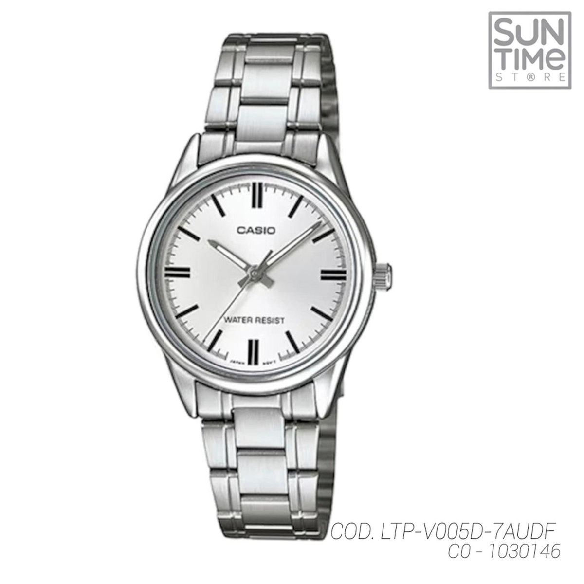 CASIO - RELOJ ANALOGICO MUJER LTP-V005D-7AUDF CASIO PLATEADO CLASICO 1030146