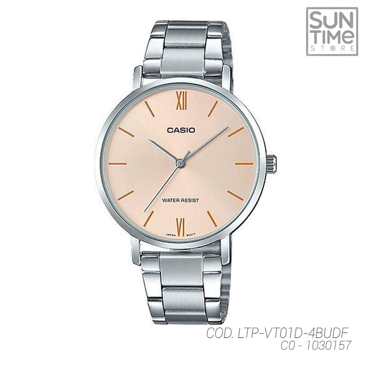 CASIO - RELOJ ANALOGICO MUJER LTP-VT01D-4BUDF CASIO PLATEADO CLASICO 1030157