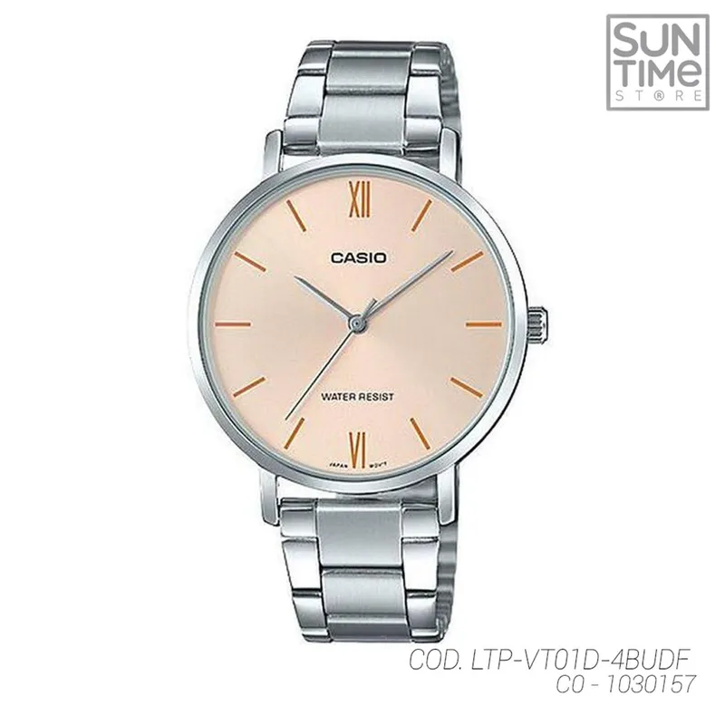 CASIO - RELOJ ANALOGICO MUJER LTP-VT01D-4BUDF CASIO PLATEADO CLASICO 1030157