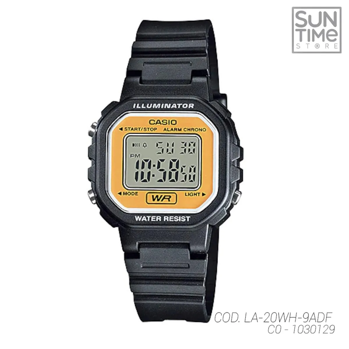 CASIO - RELOJ DIGITAL UNISEX LA-20WH-9ADF CASIO NEGRO SPORT 1030129