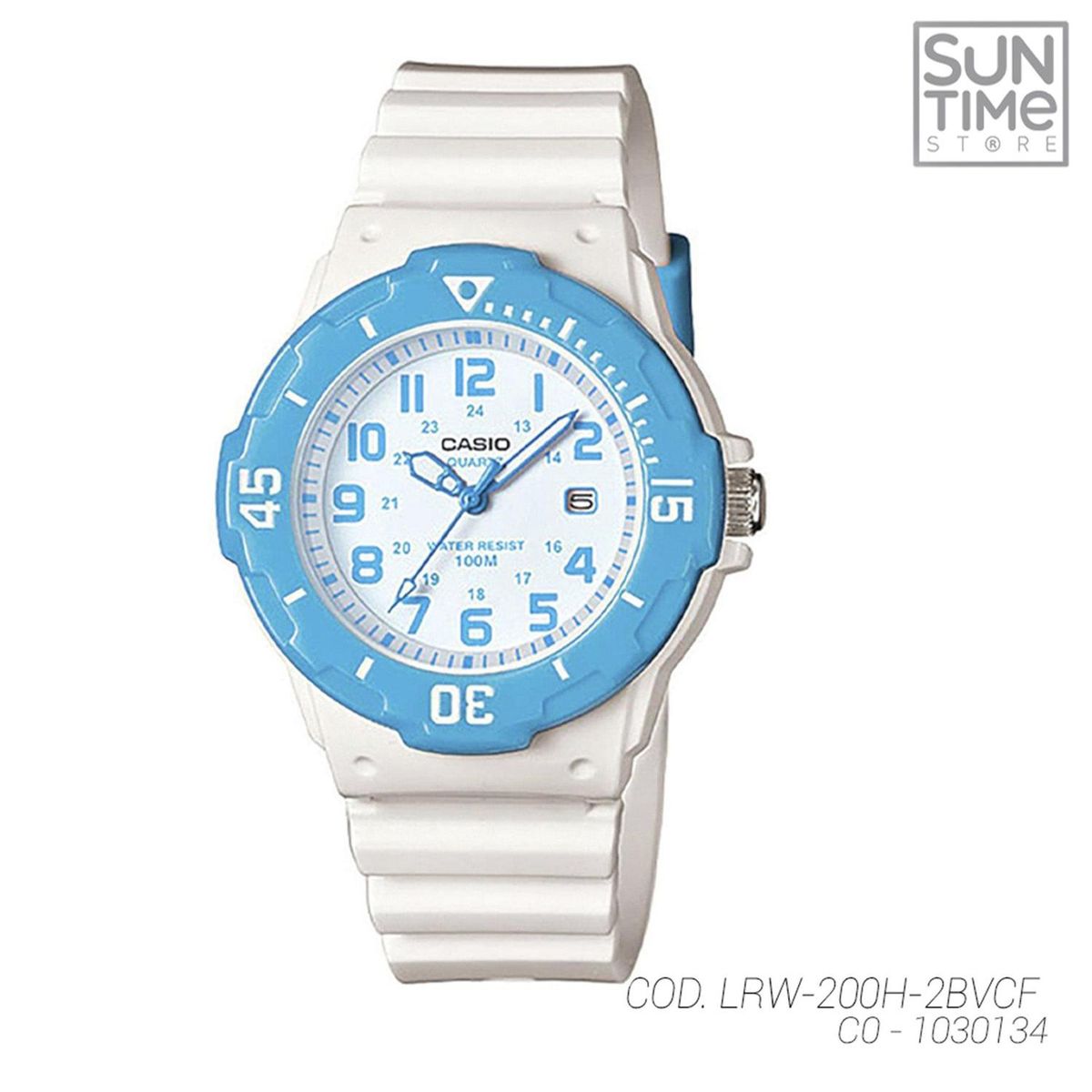 CASIO - RELOJ ANALOGICO MUJER LRW-200H-2BVCF CASIO BLANCO SPORT 1030134