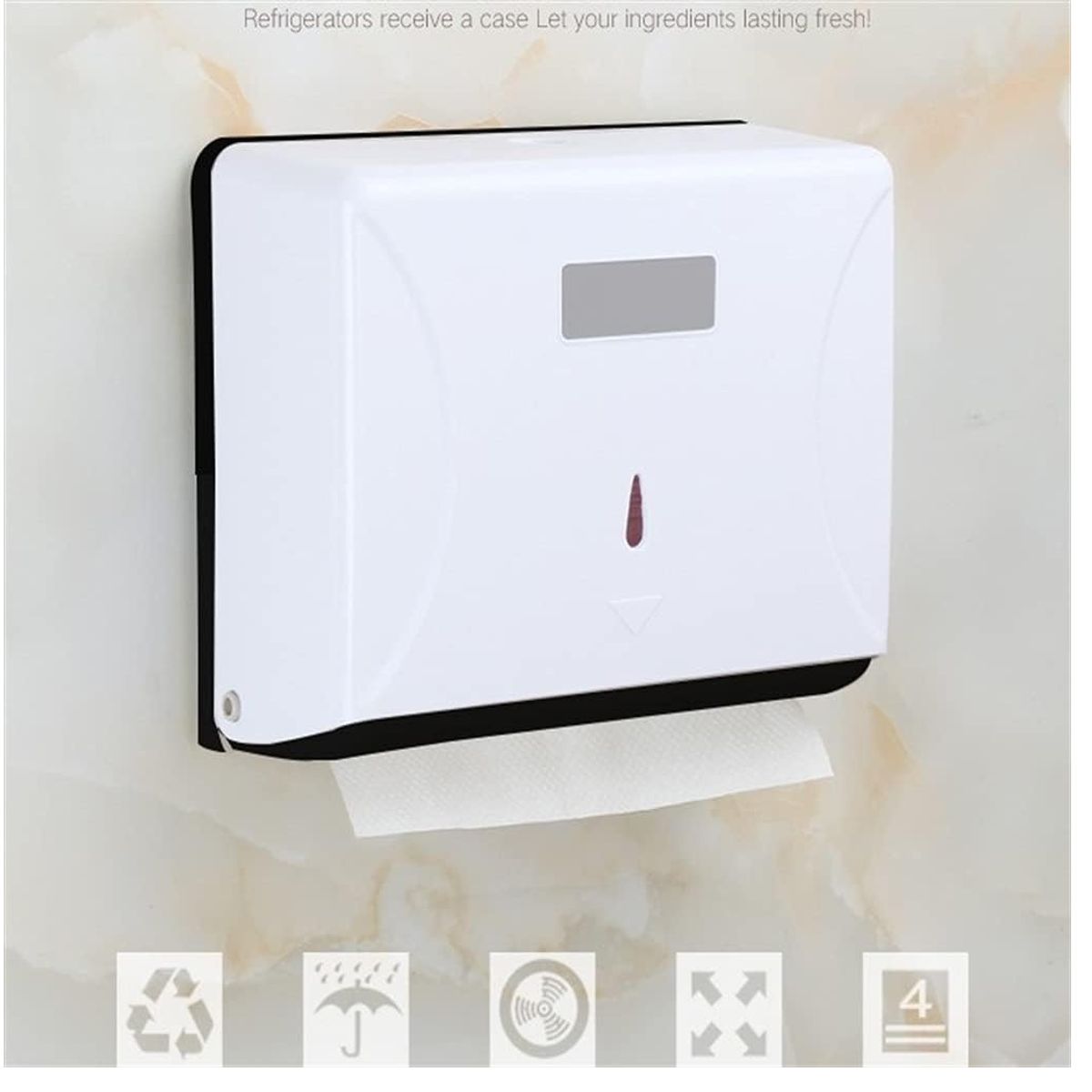 GENERICO - Dispensador de Papel Interfoliado Para Baño Oficina U Otros