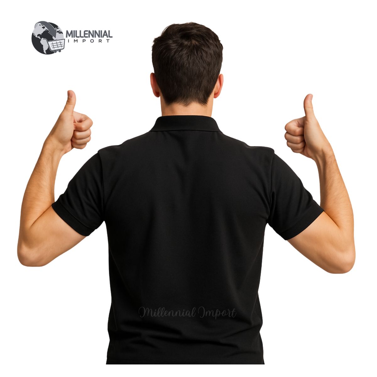 GENERICO - Polo Camisero Hombre Algodón Cuello Reforzado