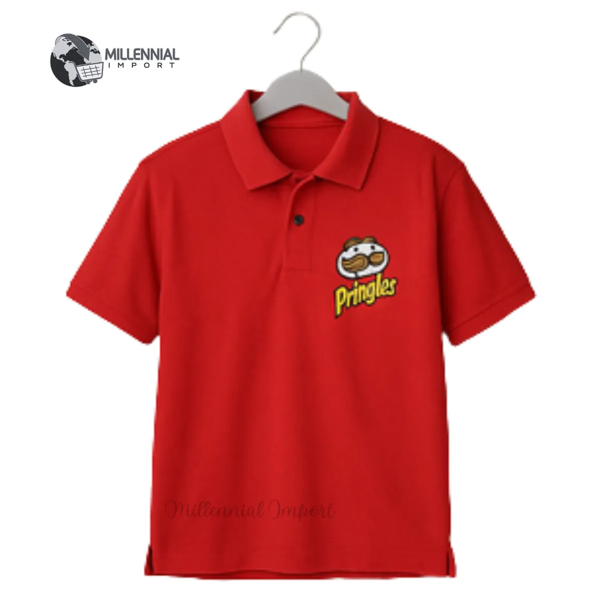 GENERICO - Polo Camisero Hombre Algodón con Bordado