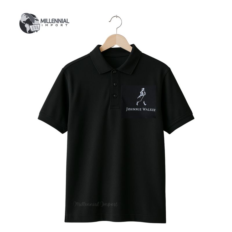 GENERICO - Polo Camisero Hombre Algodón con Bordado