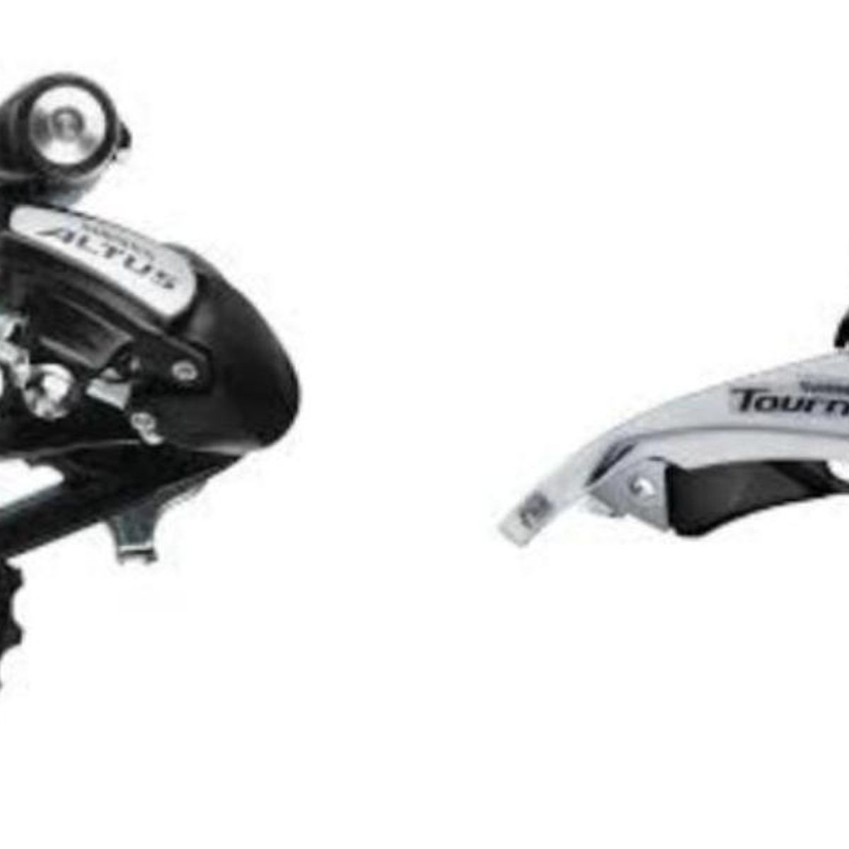 SHIMANO - DESCARRILADOR SHIMANO ALTUS 8V + DESVIADOR MEGA BICI