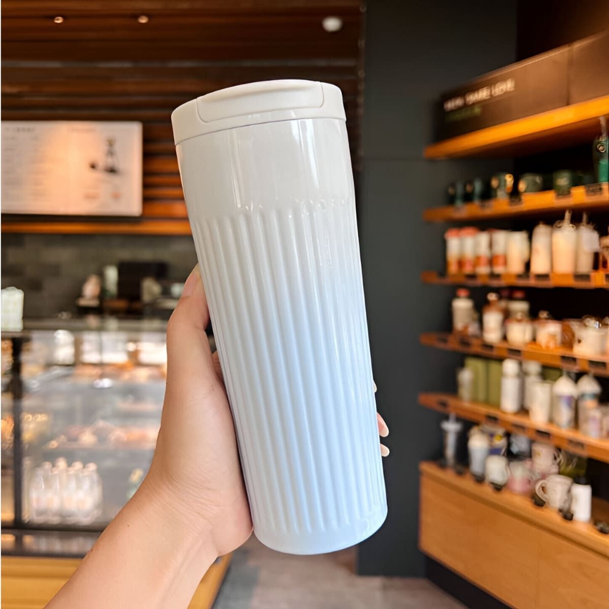 ELMEJORPRECIO - Vaso Térmico Conservador de Bebidas Modelo Seyom Celeste