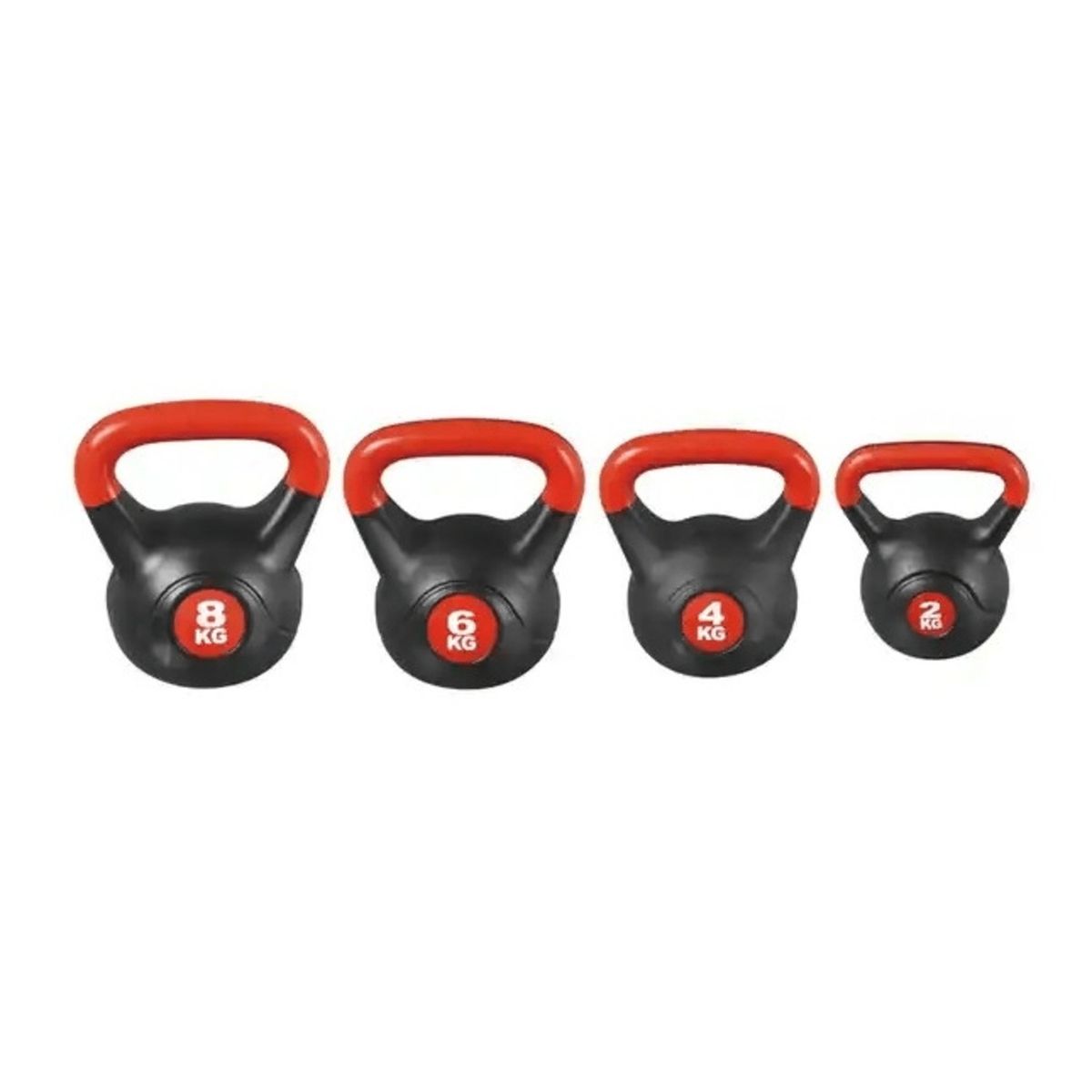 GENERICO - Pesas rusas importada 6 kg Kettlebell - ROJO