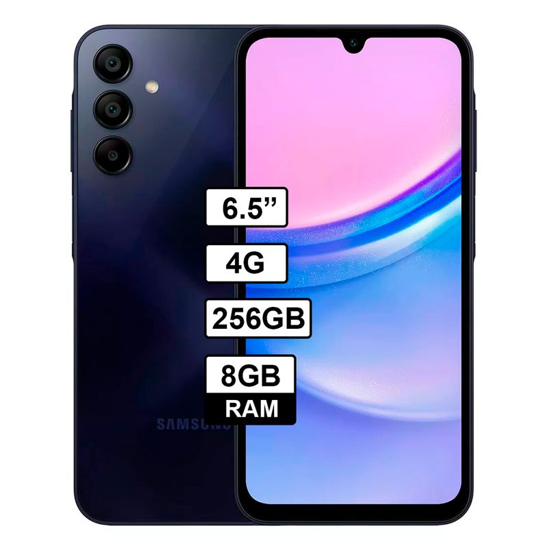 SAMSUNG - Samsung Galaxy A15 8GB RAM 256GB NEGRO