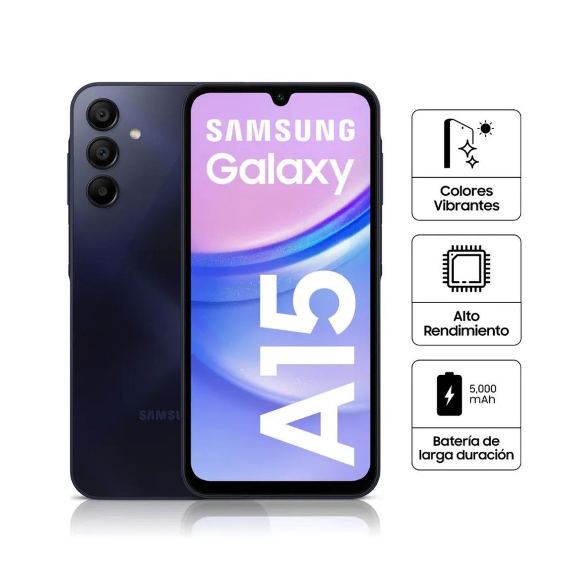 SAMSUNG - Samsung Galaxy A15 8GB RAM 256GB NEGRO
