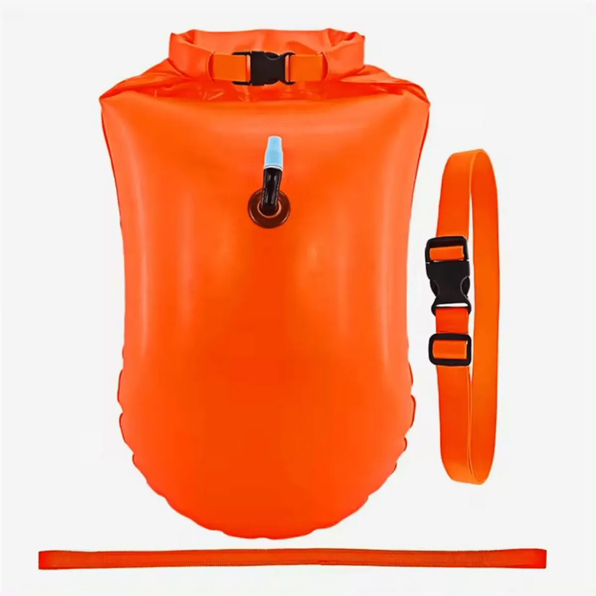 GRAVITAL - Boya para natación impermeable PVC salvavidas porta accesorios