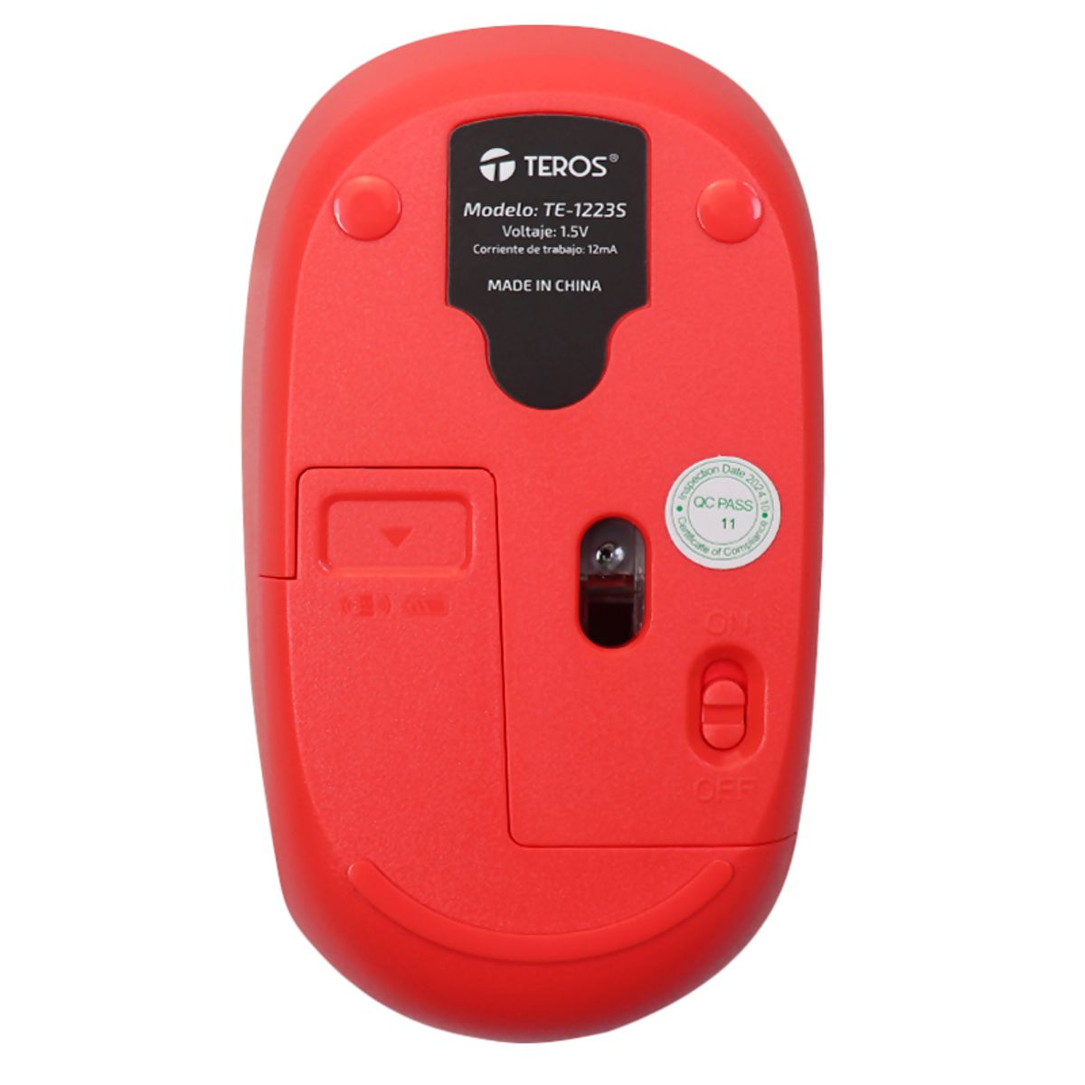 Teros - MOUSE TE-1223S ÓPTICO TEROS 1600 DPI USB