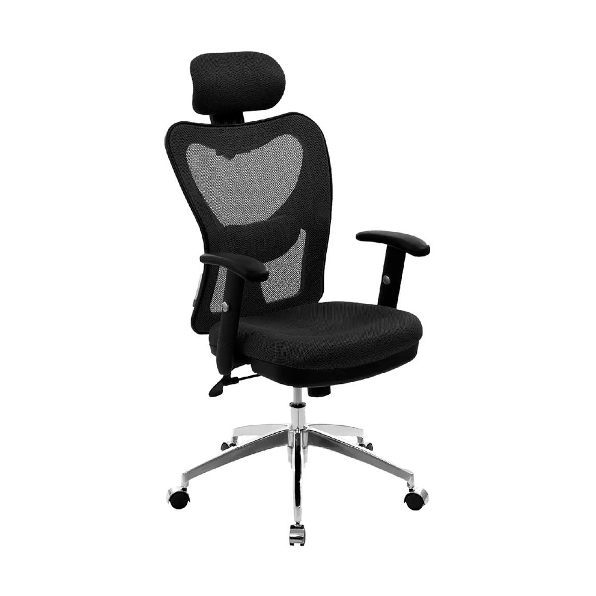 OFIDEAS - Silla de Oficina Ergonómica Roma Presidente Negro Ofideas