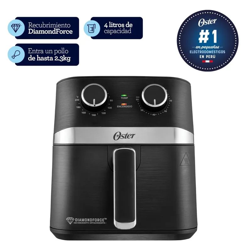 OSTER - Freidora de Aire Manual Oster® 4L CKSTAF401MDF